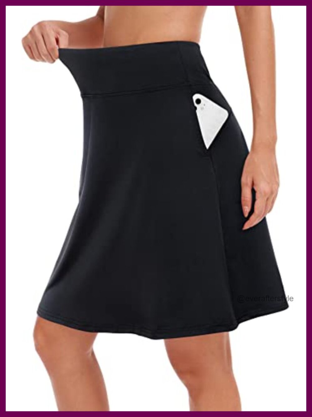 20" Knee Length Skorts Skirt Women Tennis Golf Athletic Skort Pockets